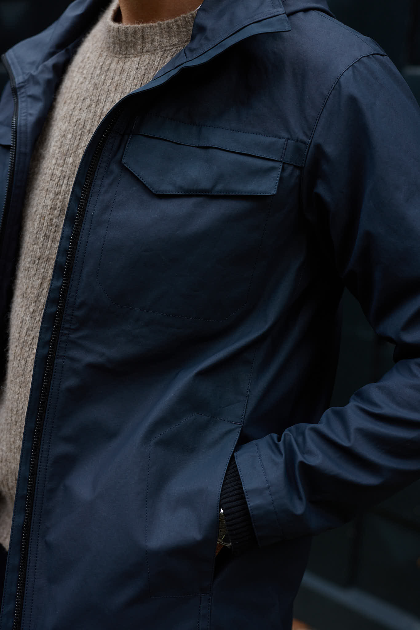 Oscar Resin-Coated Cotton Jacket