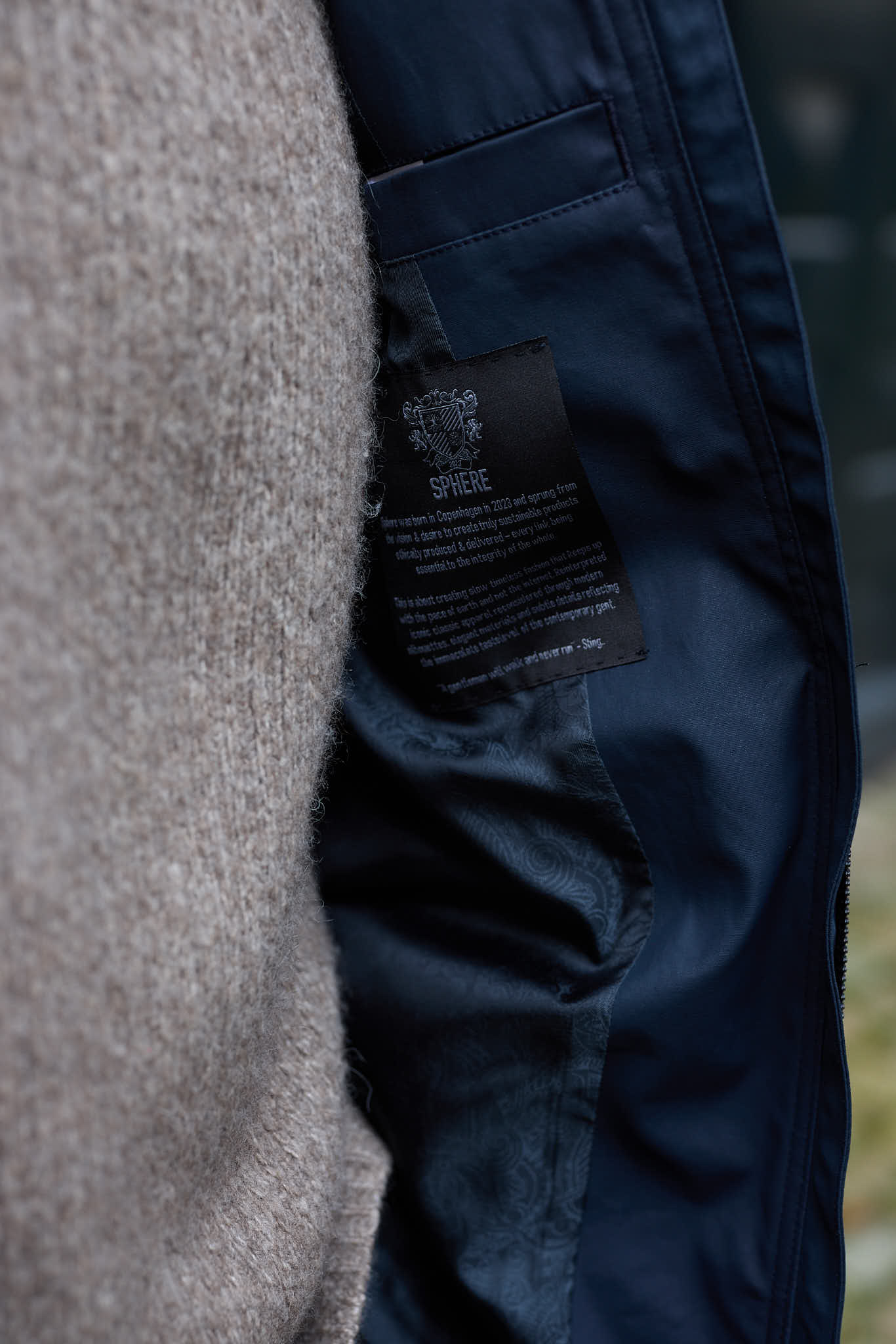 Oscar Resin-Coated Cotton Jacket