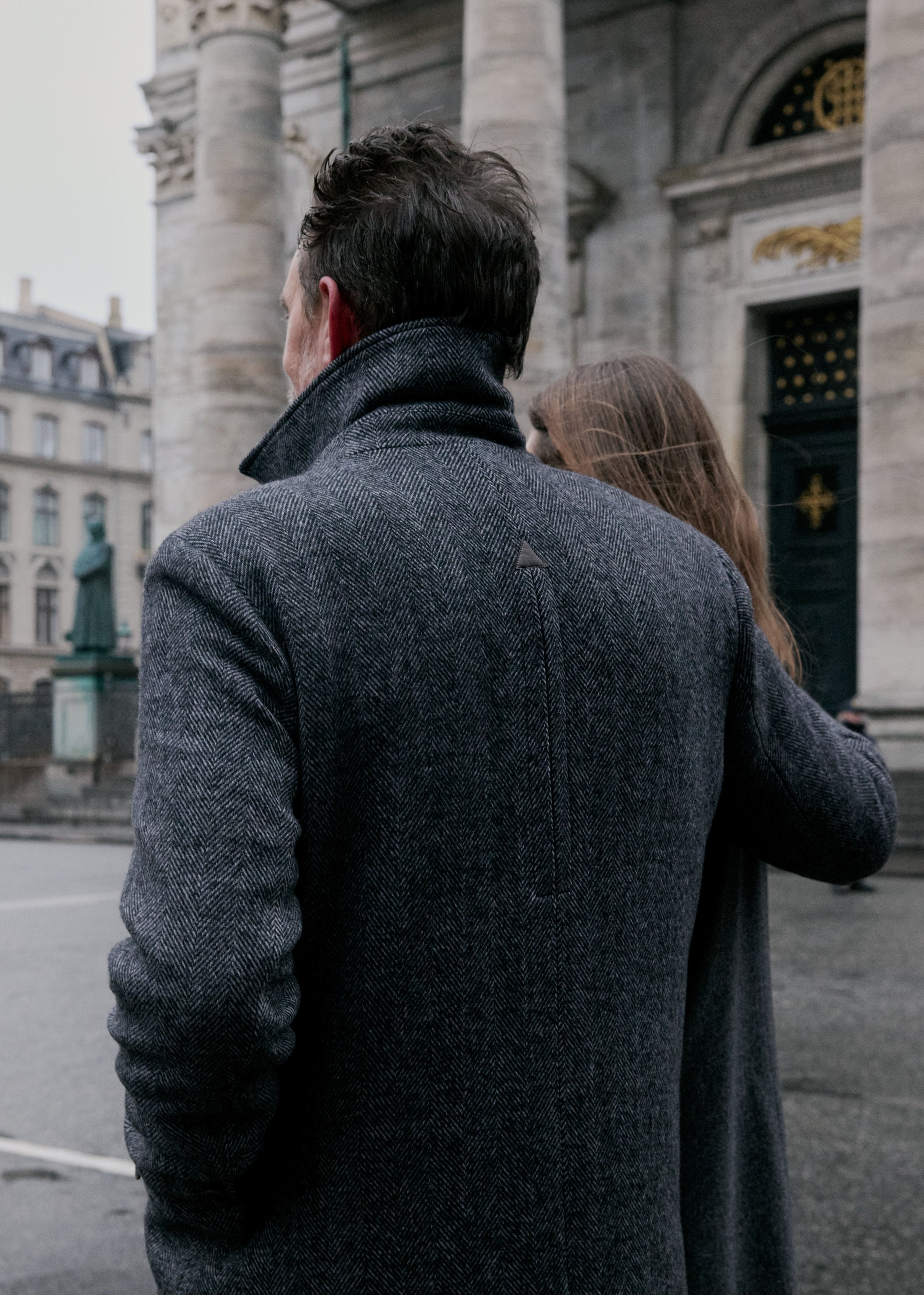 Atticus Wool Peacoat - Tailored with vent at hem and shoulders